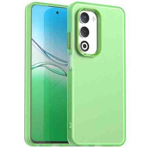 For OPPO A5 5G Global Candy PC Hybrid TPU Shockproof Phone Case(Green)
