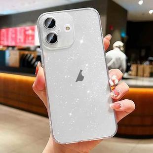 For iPhone 16 Plus Glitter Powder TPU Phone Case(Transparent)