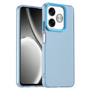 For Realme C63 Candy PC Hybrid TPU Shockproof Phone Case(Blue)