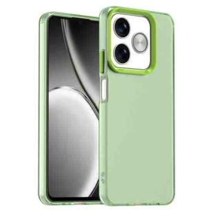 For Realme Narzo N63 Candy PC Hybrid TPU Shockproof Phone Case(Green)