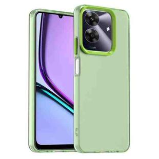 For Realme Note 60 Candy PC Hybrid TPU Shockproof Phone Case(Green)