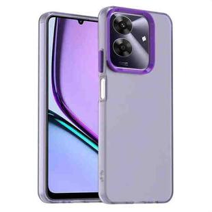 For Realme Note 60 Candy PC Hybrid TPU Shockproof Phone Case(Purple)