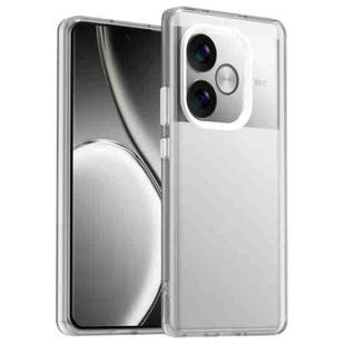 For Realme GT 6T Candy PC Hybrid TPU Shockproof Phone Case(White)