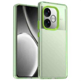 For Realme GT 6T Candy PC Hybrid TPU Shockproof Phone Case(Green)