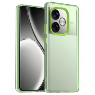 For Realme GT Neo6 Candy PC Hybrid TPU Shockproof Phone Case(Green)