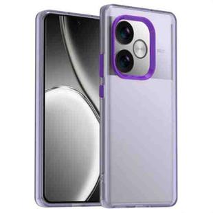 For Realme GT Neo6 SE Candy PC Hybrid TPU Shockproof Phone Case(Purple)