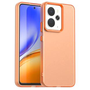 For Realme 14 5G Candy PC Hybrid TPU Shockproof Phone Case(Orange)
