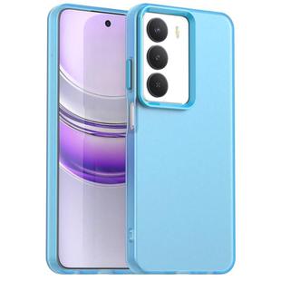 For Realme 14x Candy PC Hybrid TPU Shockproof Phone Case(Blue)