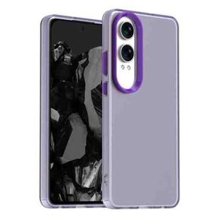 For OnePlus Nord CE4 Lite Candy PC Hybrid TPU Shockproof Phone Case(Purple)