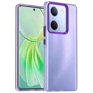 For vivo Y200 Pro Candy PC Hybrid TPU Shockproof Phone Case(Purple)