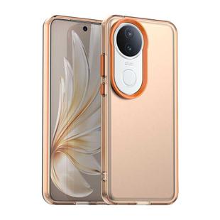 For vivo S20 5G Candy PC Hybrid TPU Shockproof Phone Case(Orange)