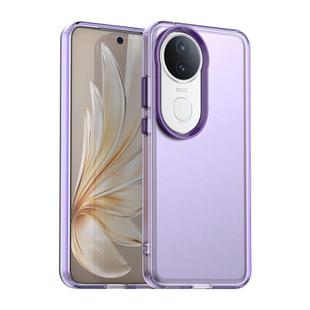 For vivo S20 5G Candy PC Hybrid TPU Shockproof Phone Case(Purple)