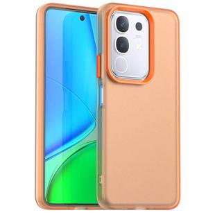 For vivo Y29 4G Candy PC Hybrid TPU Shockproof Phone Case(Orange)