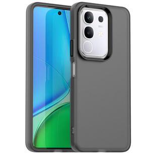For vivo Y29 4G Candy PC Hybrid TPU Shockproof Phone Case(Black)