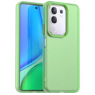 For vivo Y29 4G Candy PC Hybrid TPU Shockproof Phone Case(Green)