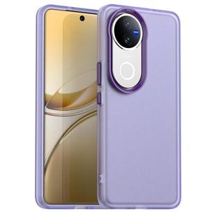 For vivo V50 Candy PC Hybrid TPU Shockproof Phone Case(Purple)