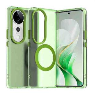 For vivo S19 Candy Magsafe PC Hybrid TPU Phone Case(Green)