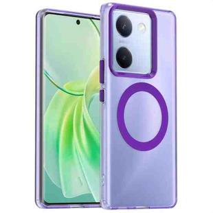 For vivo Y200 Pro Candy Magsafe PC Hybrid TPU Phone Case(Purple)