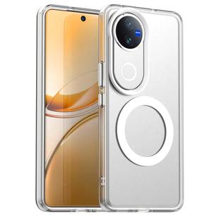 For vivo V50 Candy Magsafe PC Hybrid TPU Phone Case(White)