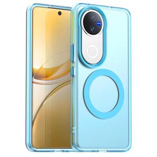 For vivo V50 Candy Magsafe PC Hybrid TPU Phone Case(Blue)