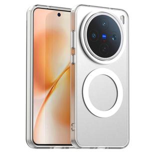 For vivo X200s Candy Magsafe PC Hybrid TPU Phone Case(White)