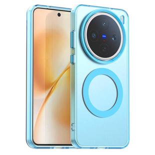 For vivo X200s Candy Magsafe PC Hybrid TPU Phone Case(Blue)