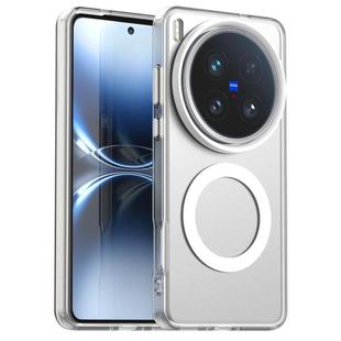 For vivo X200 Ultra Candy Magsafe PC Hybrid TPU Phone Case(White)
