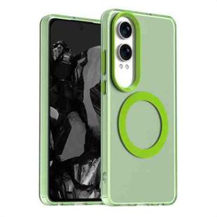 For OnePlus Nord CE4 Lite Candy Magsafe PC Hybrid TPU Phone Case(Green)