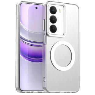 For Realme14x Candy Magsafe PC Hybrid TPU Phone Case(White)