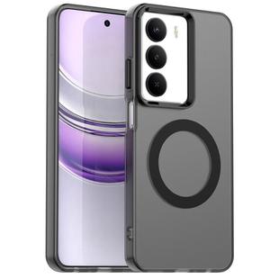 For Realme14x Candy Magsafe PC Hybrid TPU Phone Case(Black)