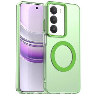 For Realme14x Candy Magsafe PC Hybrid TPU Phone Case(Green)