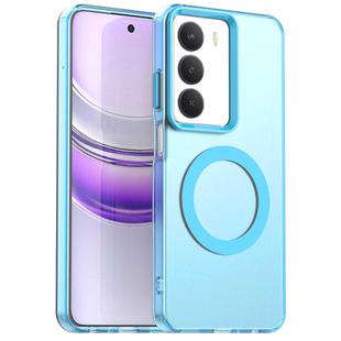 For Realme V70 Candy Magsafe PC Hybrid TPU Phone Case(Blue)
