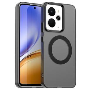 For Realme 14 5G Candy Magsafe PC Hybrid TPU Phone Case(Black)