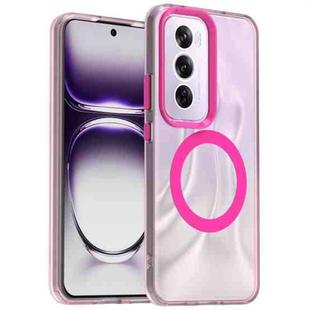 For OPPO Reno12 Global Candy Magsafe PC Hybrid TPU Phone Case(Red)