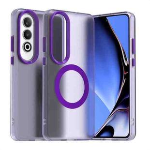 For OPPO K12 5G Candy Magsafe PC Hybrid TPU Phone Case(Purple)