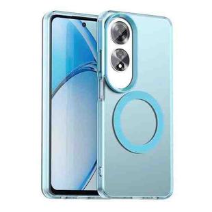 For OPPO A60 Global Candy Magsafe PC Hybrid TPU Phone Case(Blue)