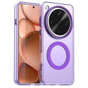 For OPPO Find X8 Ultra Candy Magsafe PC Hybrid TPU Phone Case(Purple)