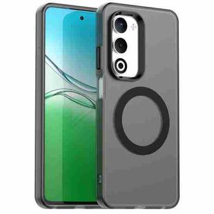 For OPPO A5 5G Global Candy Magsafe PC Hybrid TPU Phone Case(Black)