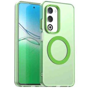 For OPPO A5 5G Global Candy Magsafe PC Hybrid TPU Phone Case(Green)