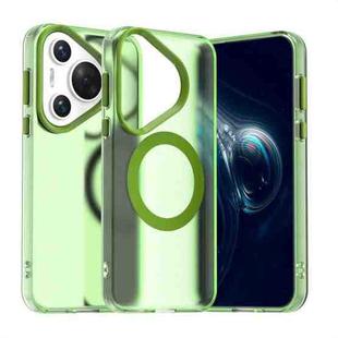 For Huawei Pura 70 Candy Magsafe PC Hybrid TPU Phone Case(Green)