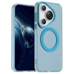 For Huawei Pura 70 Pro Candy Magsafe PC Hybrid TPU Phone Case(Blue)