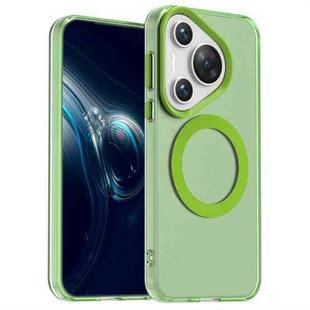 For Huawei Pura 70 Pro Candy Magsafe PC Hybrid TPU Phone Case(Green)