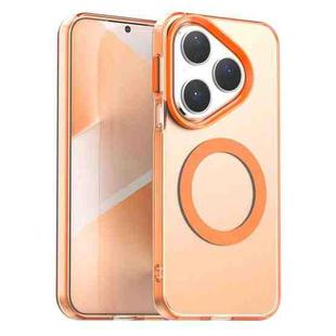 For Huawei Pura 80 Candy Magsafe PC Hybrid TPU Phone Case(Orange)