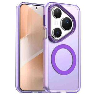 For Huawei Pura 80 Pro Candy Magsafe PC Hybrid TPU Phone Case(Purple)