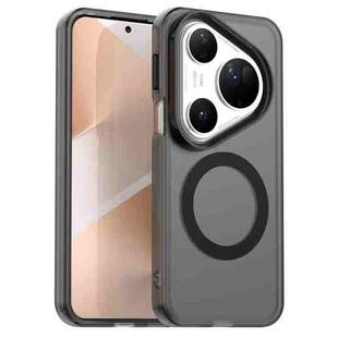 For Huawei Pura 80 Ultra Candy Magsafe PC Hybrid TPU Phone Case(Black)