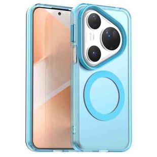 For Huawei Pura 80 Ultra Candy Magsafe PC Hybrid TPU Phone Case(Blue)