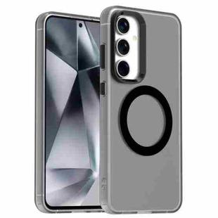 For Samsung Galaxy S23 FE 5G Candy Magsafe PC Hybrid TPU Phone Case(Black)
