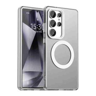 For Samsung Galaxy S25 Ultra 5G Candy Magsafe PC Hybrid TPU Phone Case(White)