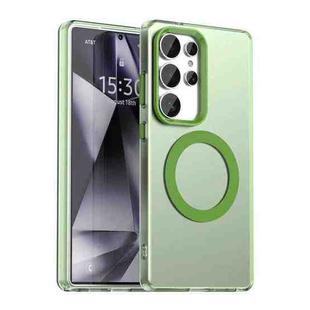 For Samsung Galaxy S25 Ultra 5G Candy Magsafe PC Hybrid TPU Phone Case(Green)