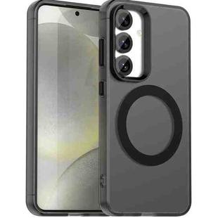 For Samsung Galaxy S25+ 5G Candy Magsafe PC Hybrid TPU Phone Case(Black)